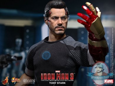 1/6 Scale Marvel Iron Man 3 Tony Stark Action Figure by Hot Toys | Man ...