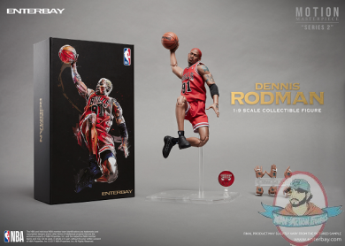 NBA Dennis Rodman 12 inch Red Jersey Action Figure