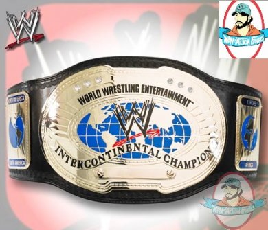 Wwe Intercontinental Championship Adult Replica Belt Version 2 Man Of Action Figures