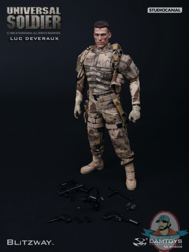DAMTOYS BLITZWAY Universal Soldier Luc Deveraux Body Armour loose 1/6th scale 