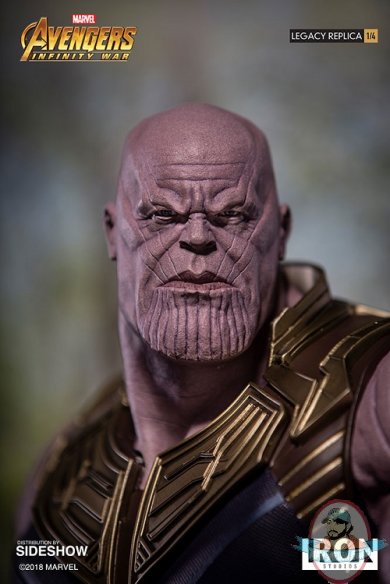 thanos action figure iron studios