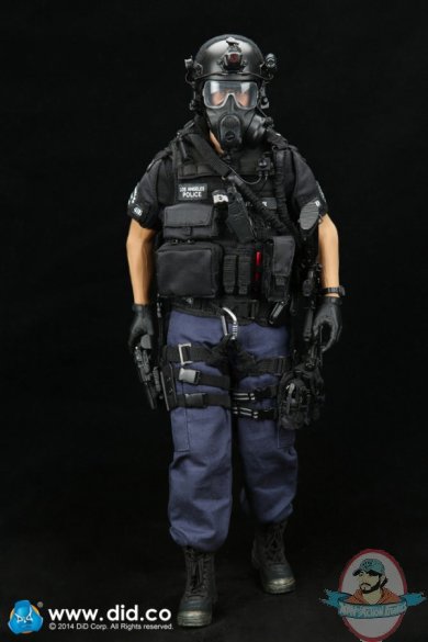 1/6 Scale LAPD Swat Assaulter Driver 12 inch Figure by DiD USA