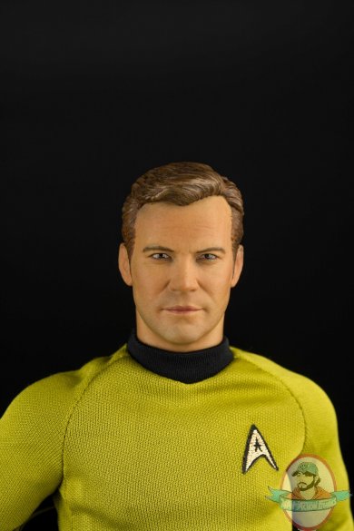 1/6 Star Trek William Shatner Kirk Head Sculpt Phicen Fit  Flesh Tone USA 