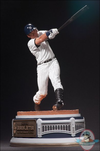 New York Yankees Derek Jeter Cold-Cast Bronze MLB Sculpture With A