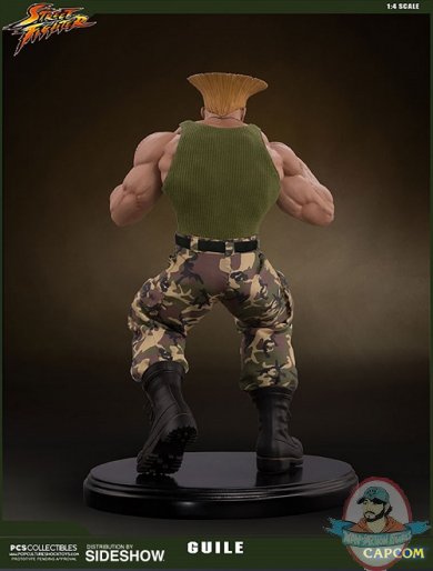 Guile Street Fighter Boneco Colecionável Resina