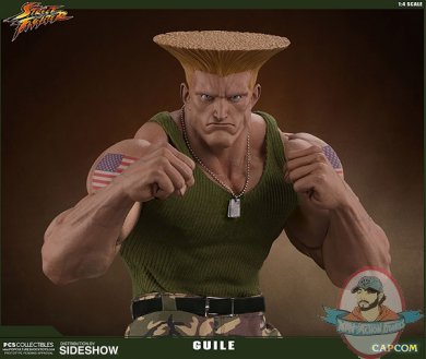 Guile Street Fighter Boneco Colecionável Resina