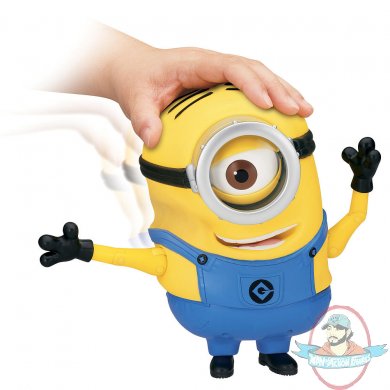 Despicable Me 2 8-inch Talking Minion - Stuart | Man of Action Figures