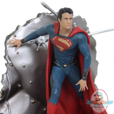 RARE SUPERMAN MAN OF STEEL BANK VAULT STATUE DC COLLECTIBLES GENTLE GIANT  1:12